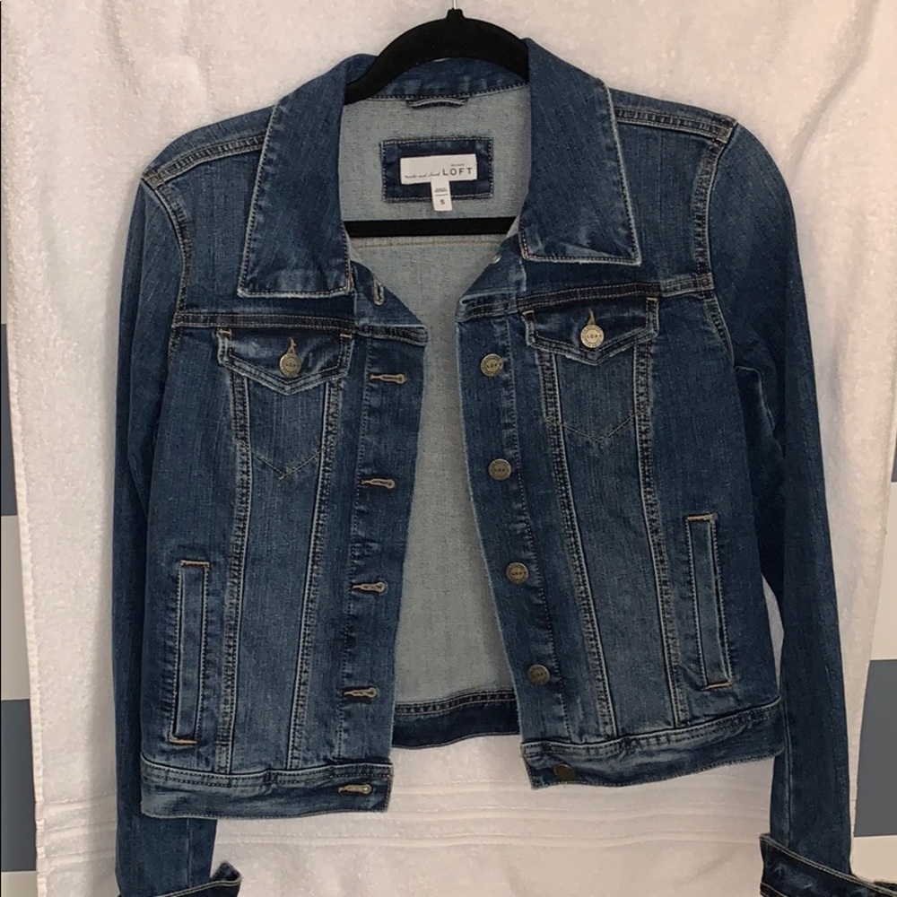 LOFT jean jacket size small